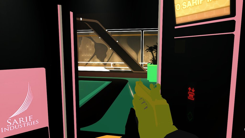 Illustration for article titled A Glitch Turns Deus Ex: Human Revolution into Funktastic Pop Art